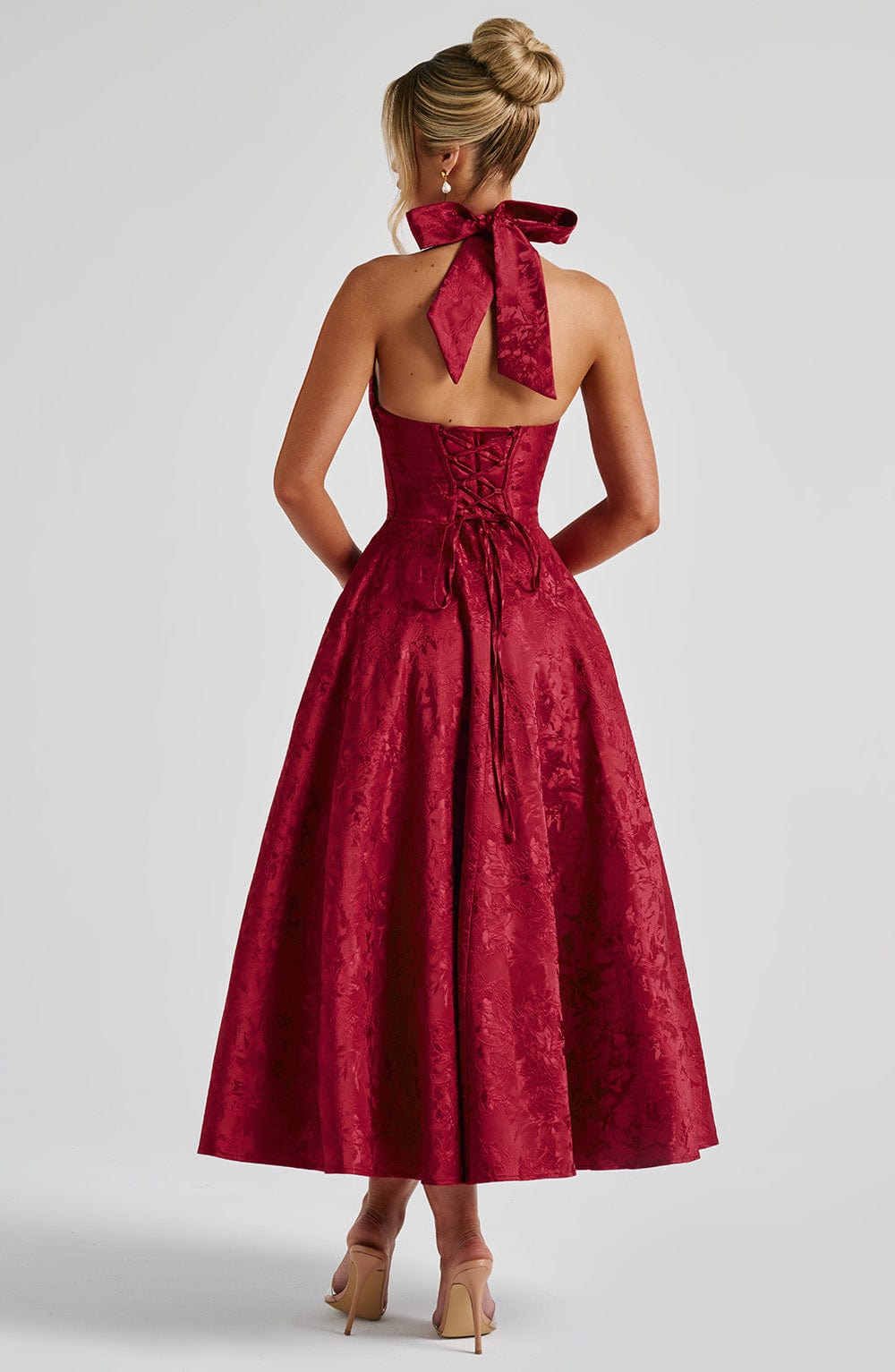 Abito Effie Midi Rosso