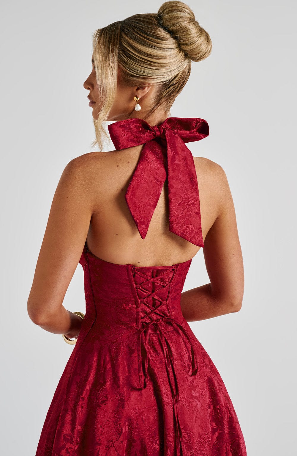 Abito Effie Midi Rosso