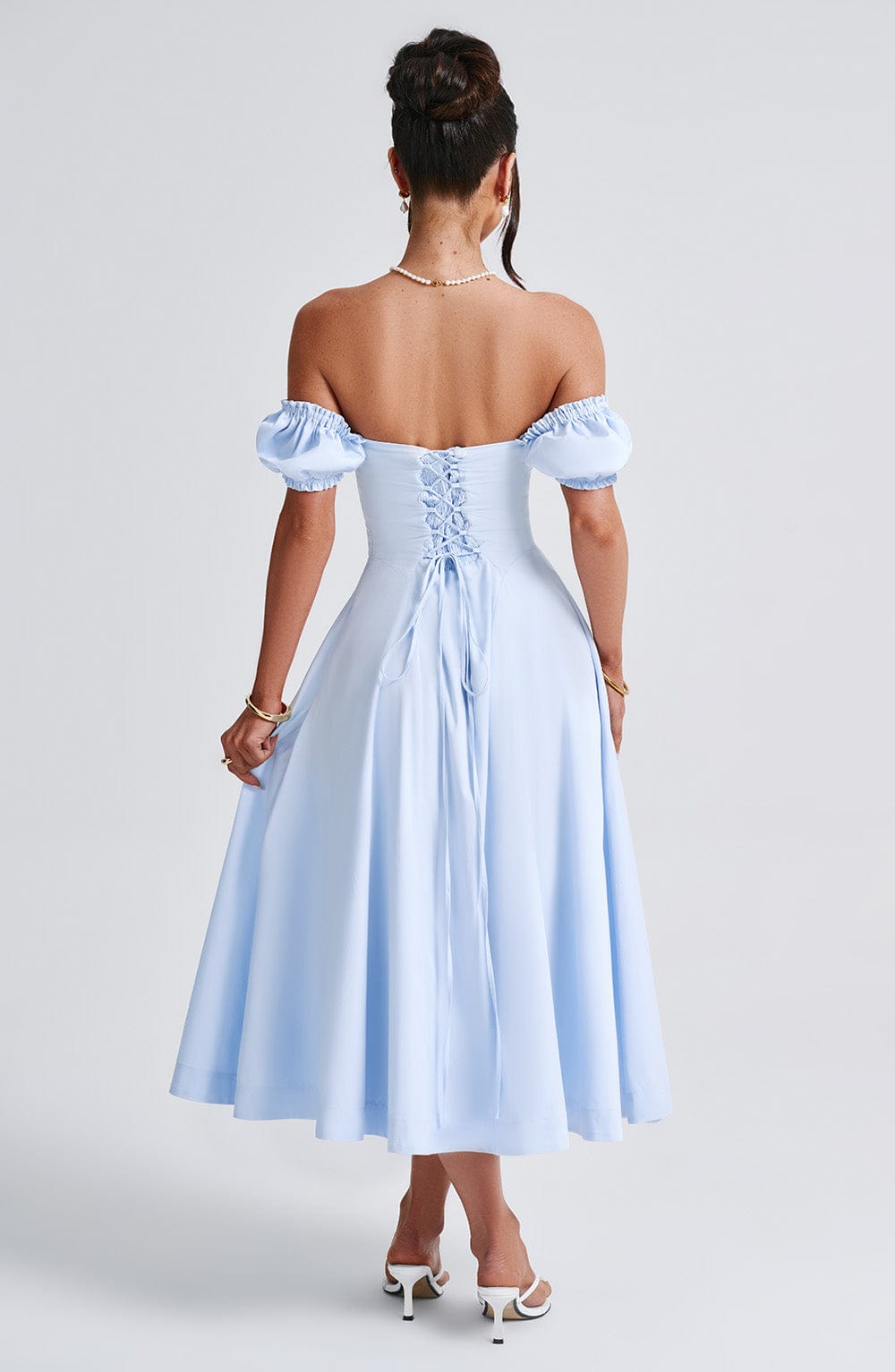 Abito Midi Blu Donna