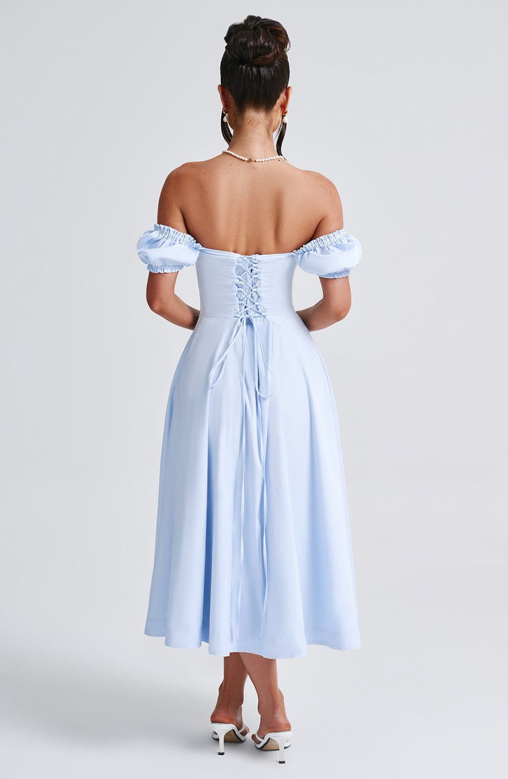 Abito Midi Blu Donna