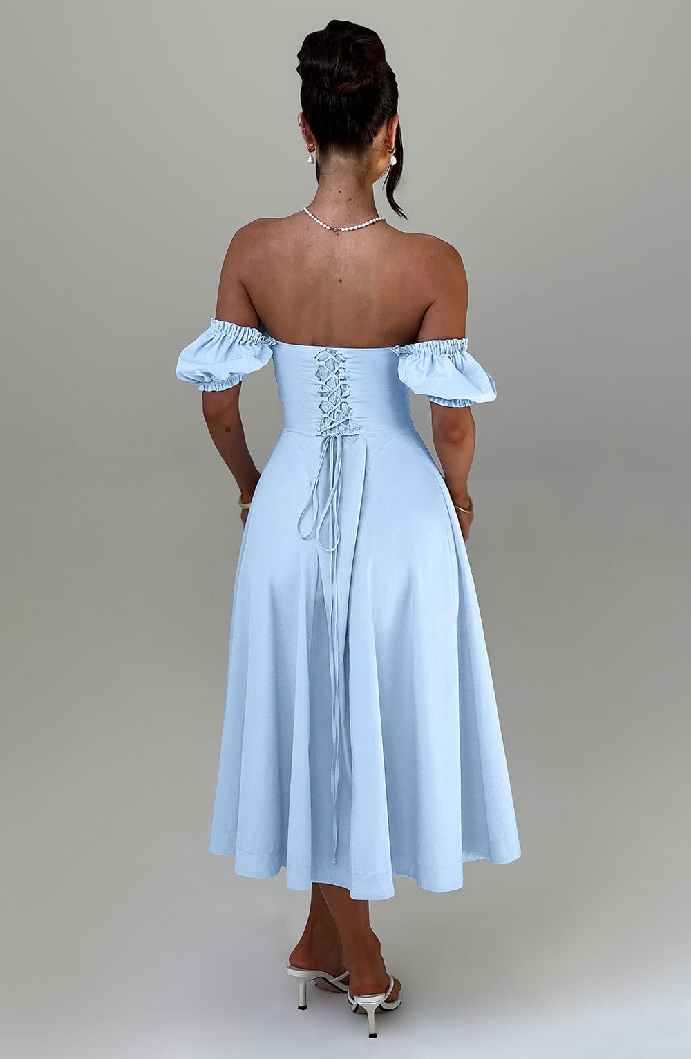 Abito Midi Blu Donna