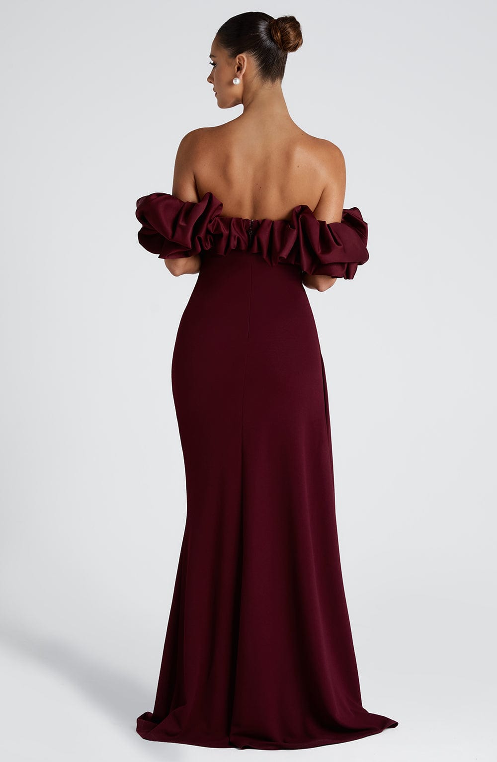 Abito Maxi Elsie Cherry Lacquer