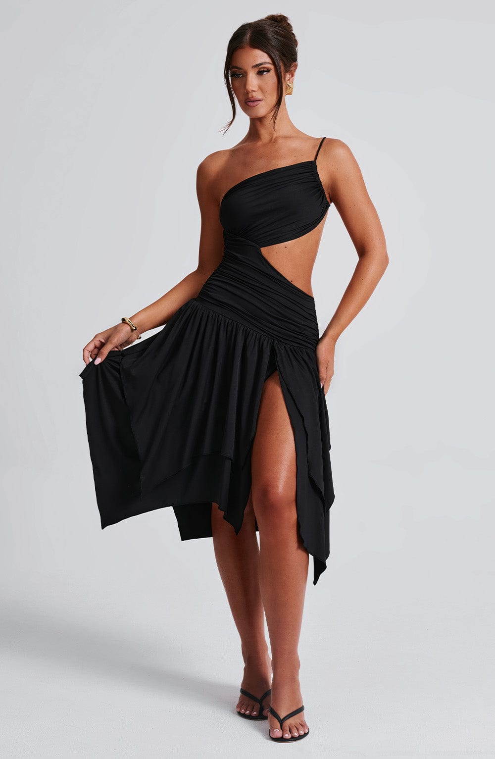 Abito Emeline Midi Nero