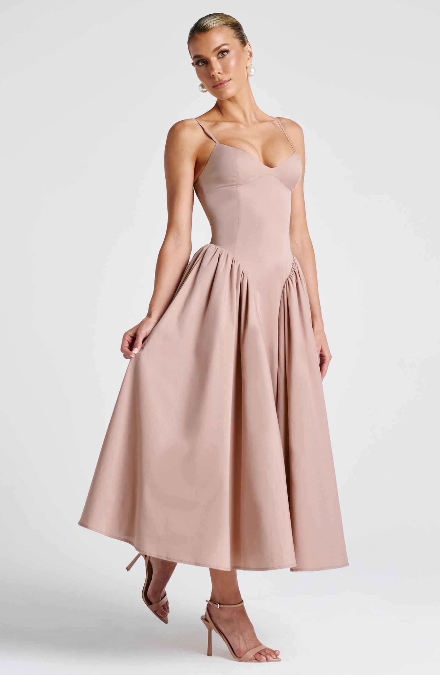 Abito Emerson Midi Vestito Clay