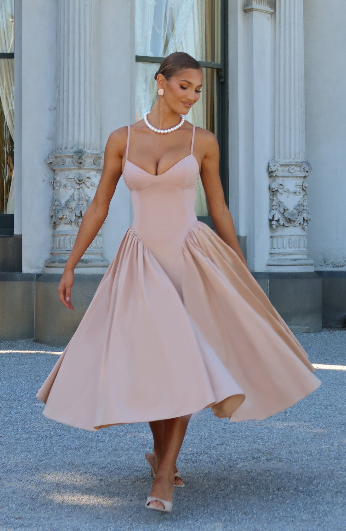 Abito Emerson Midi Vestito Clay