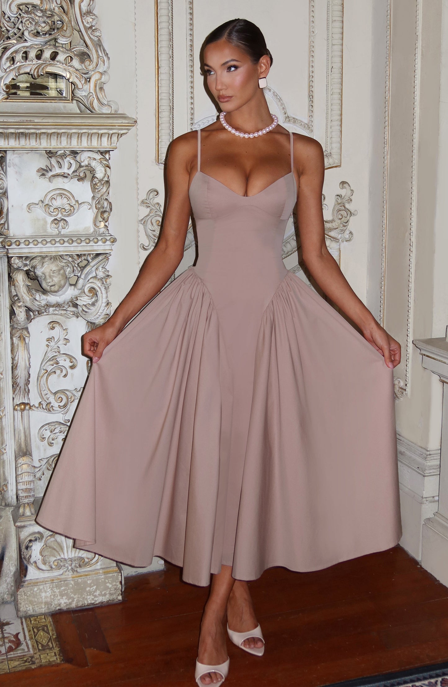 Abito Emerson Midi Vestito Clay