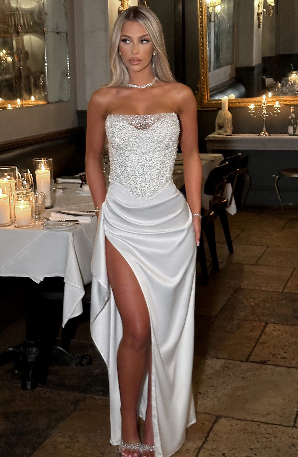 Abito Emrielle Maxi Avorio