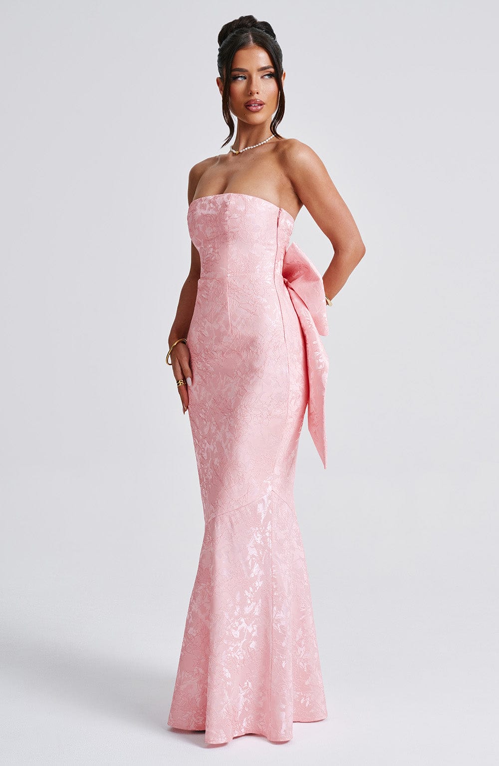 Abito Maxi Felicity Rosa