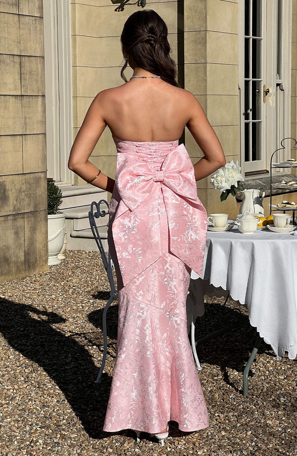 Abito Maxi Felicity Rosa