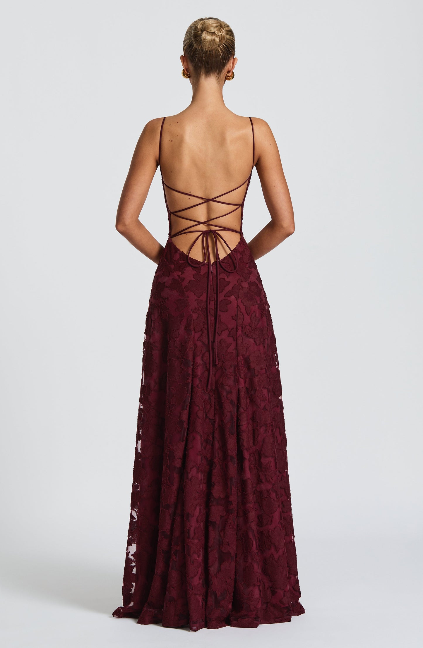 Abito Maxi Cherry Lacquer