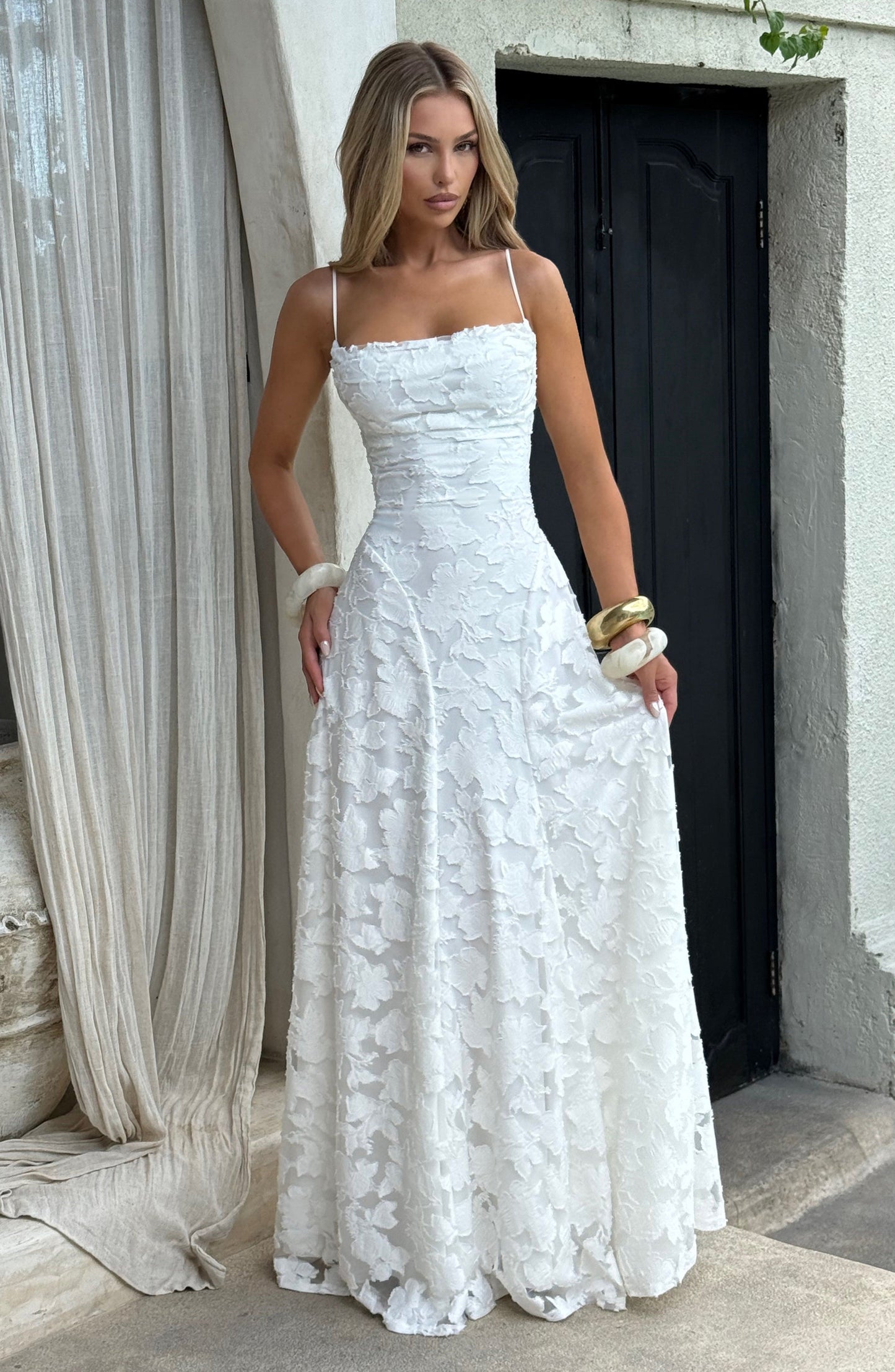 Abito Maxi Francis -Avorio