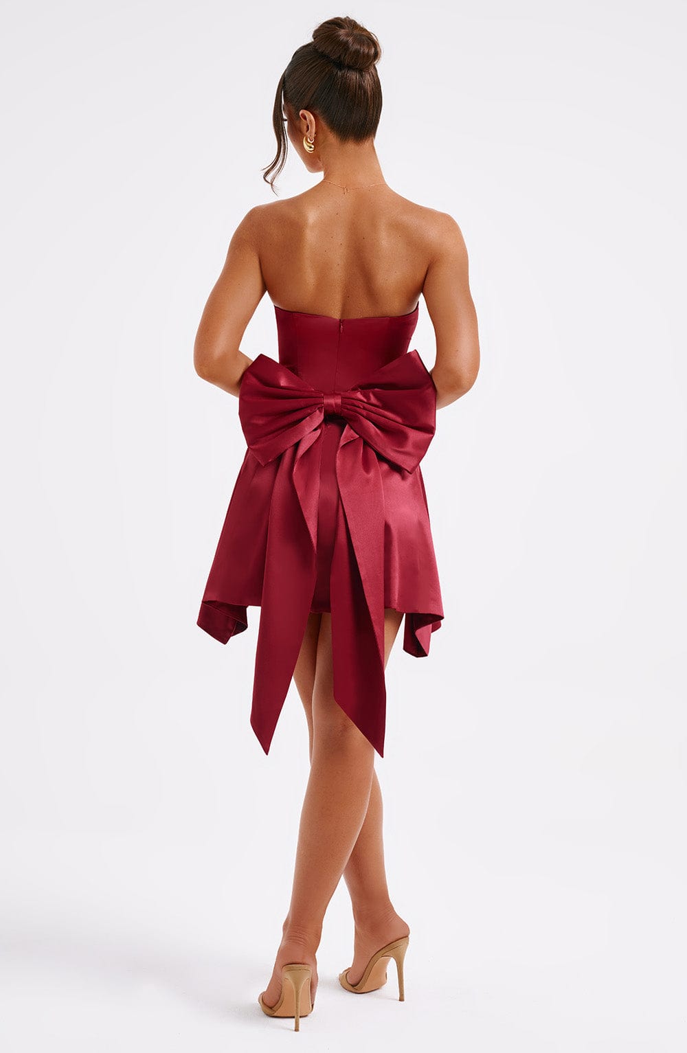 Abito Mini Freja Burgundy