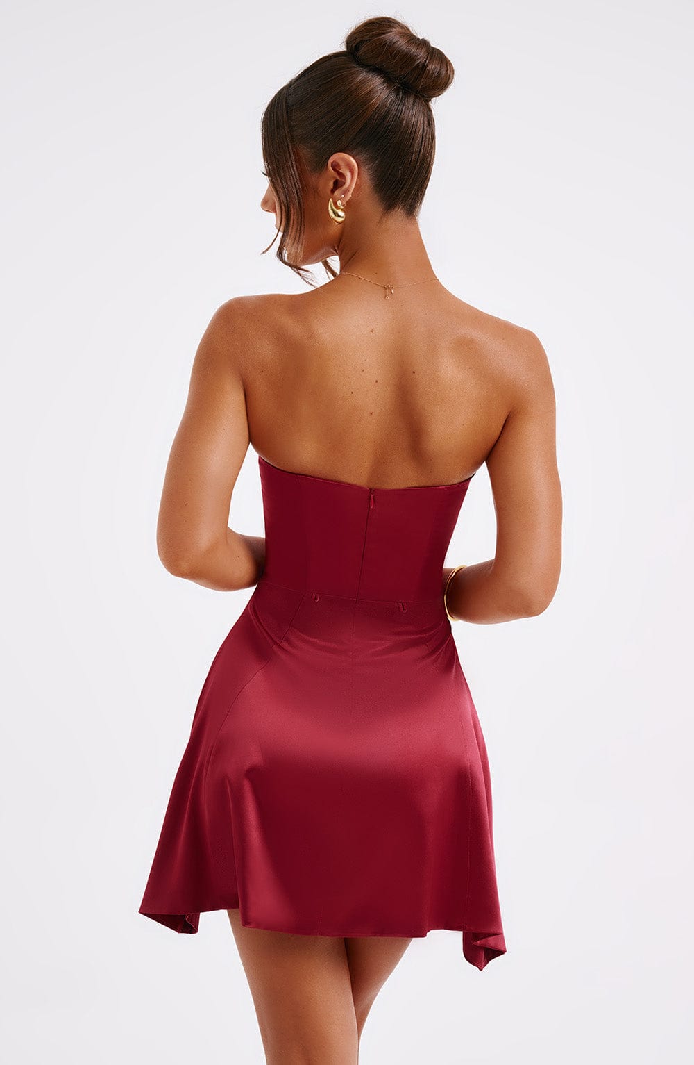 Abito Mini Freja Burgundy