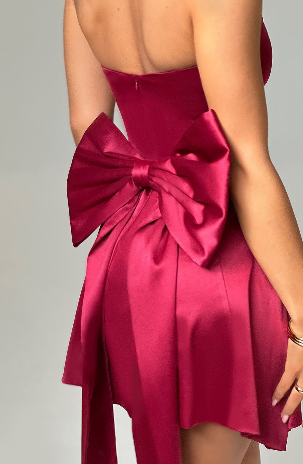 Abito Mini Freja Burgundy