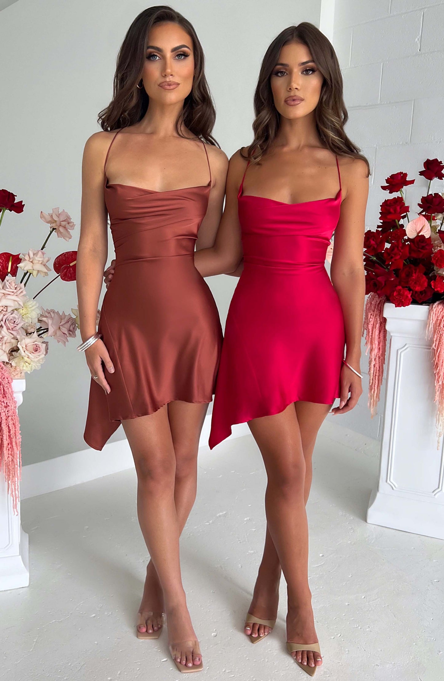 Abito Mini Rosso Donna