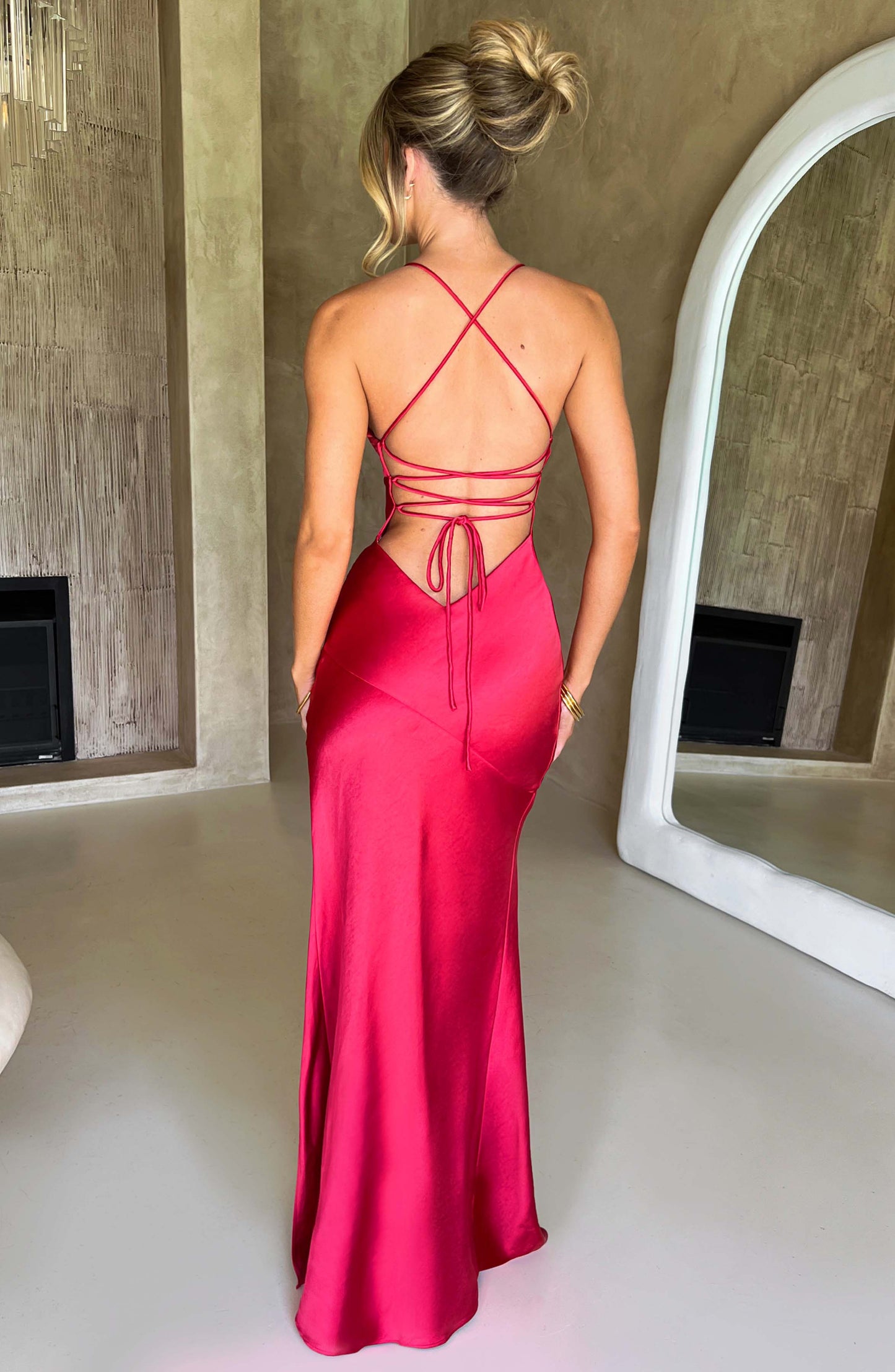 Abito Maxi Rosso
