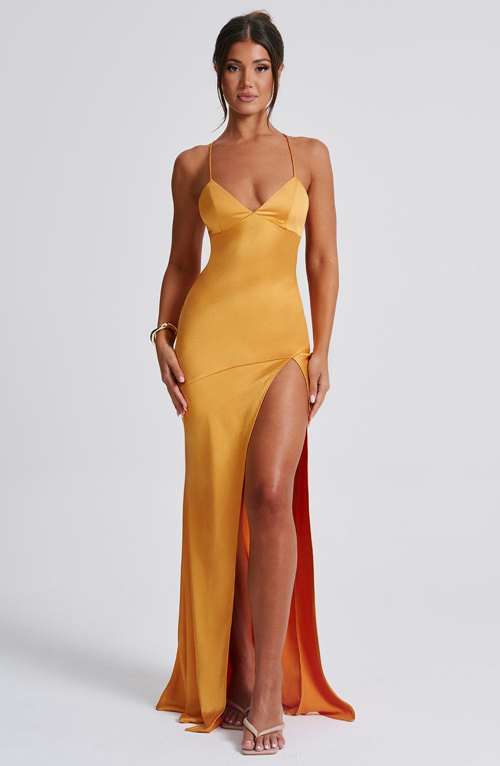 Abito Maxi Arancione