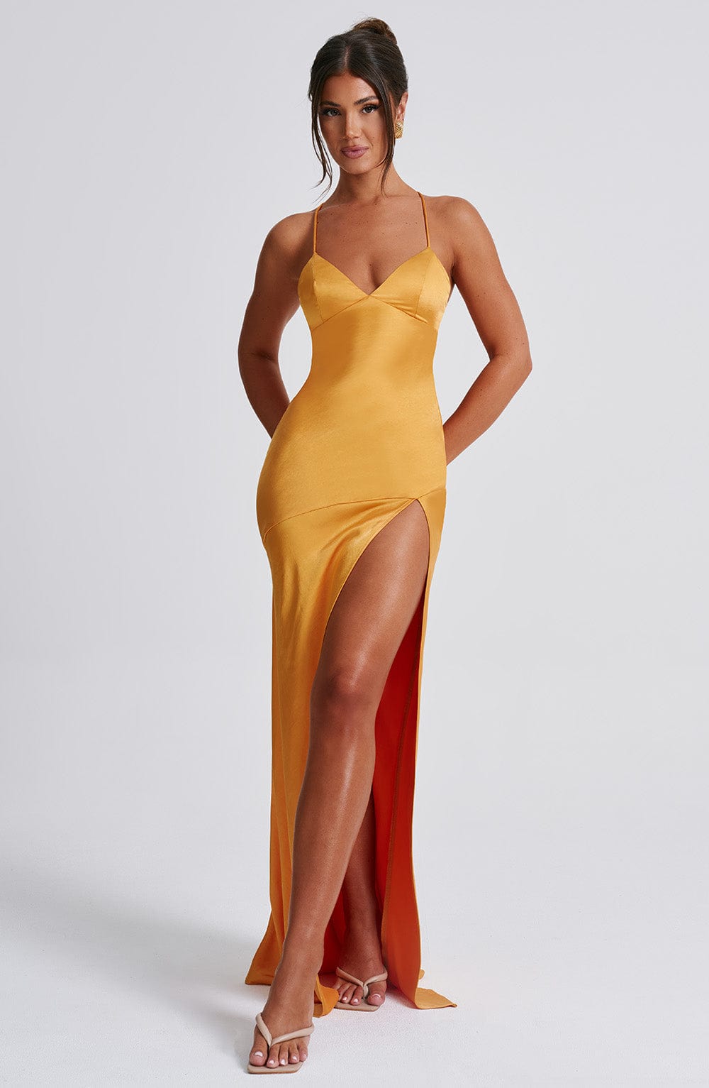 Abito Maxi Arancione