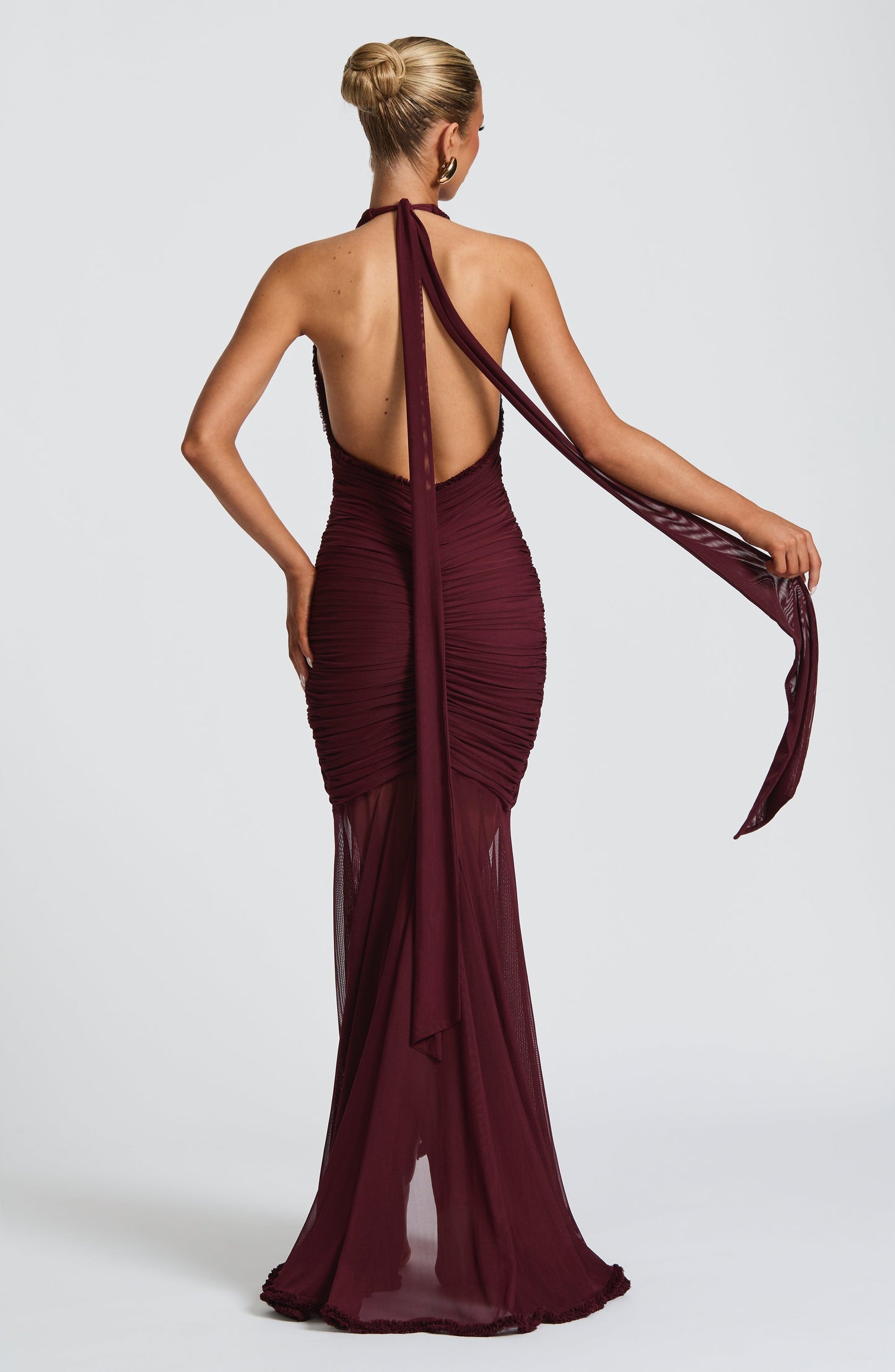 Abito Maxi Janessa - Cherry Lacquer