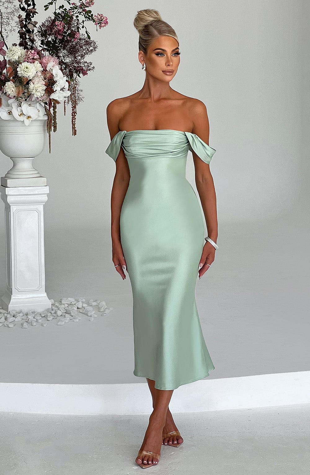 Abito Midi Jennifer Verde Mint