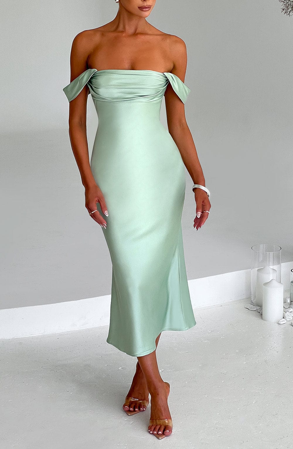 Abito Midi Jennifer Verde Mint