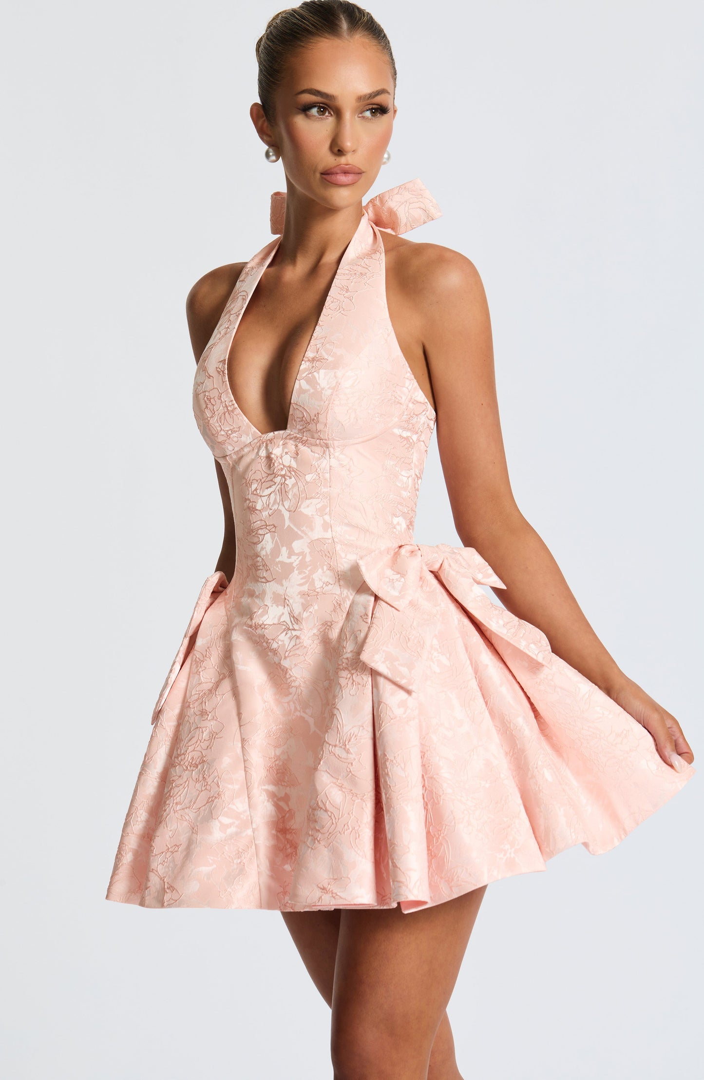 Abito Jocelyn Mini in Pesca