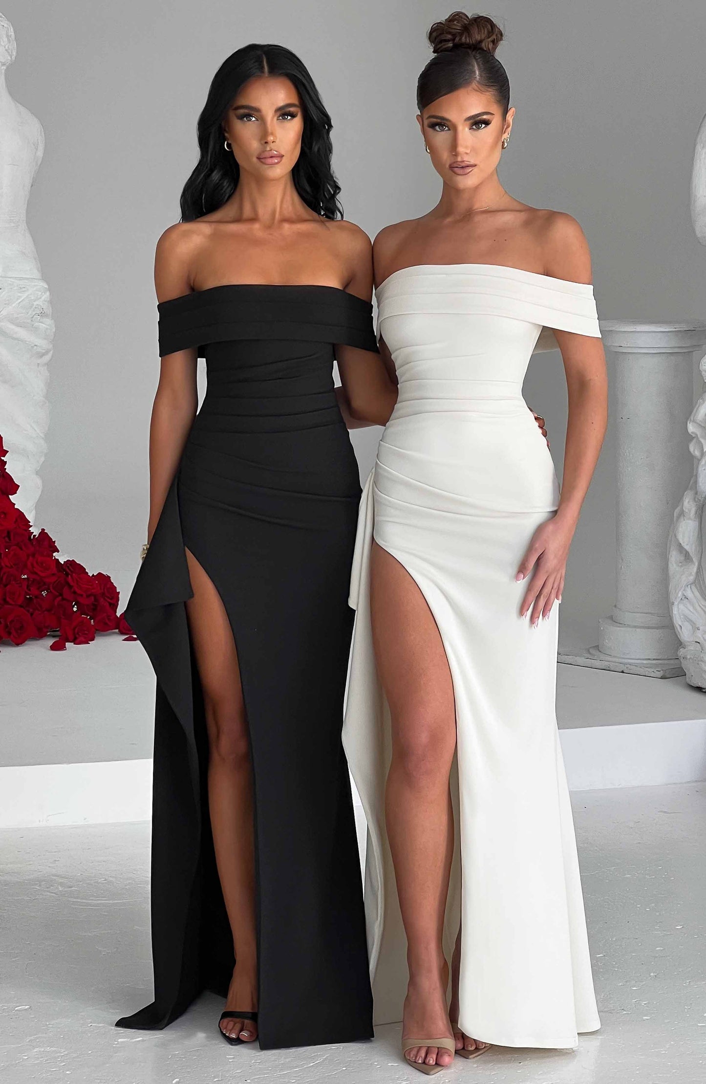 Abito Maxi Nero Elegante