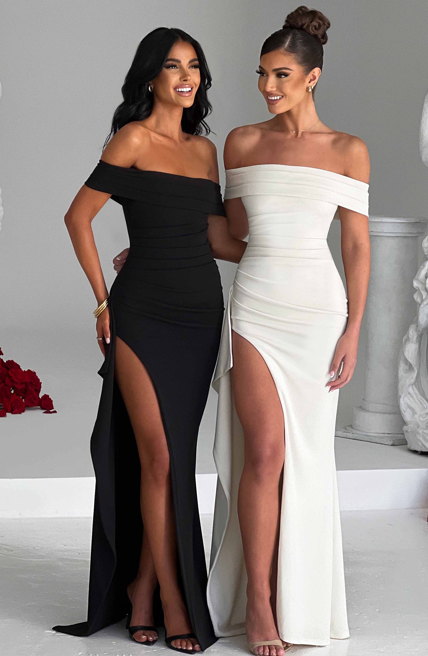 Abito Maxi Nero Elegante