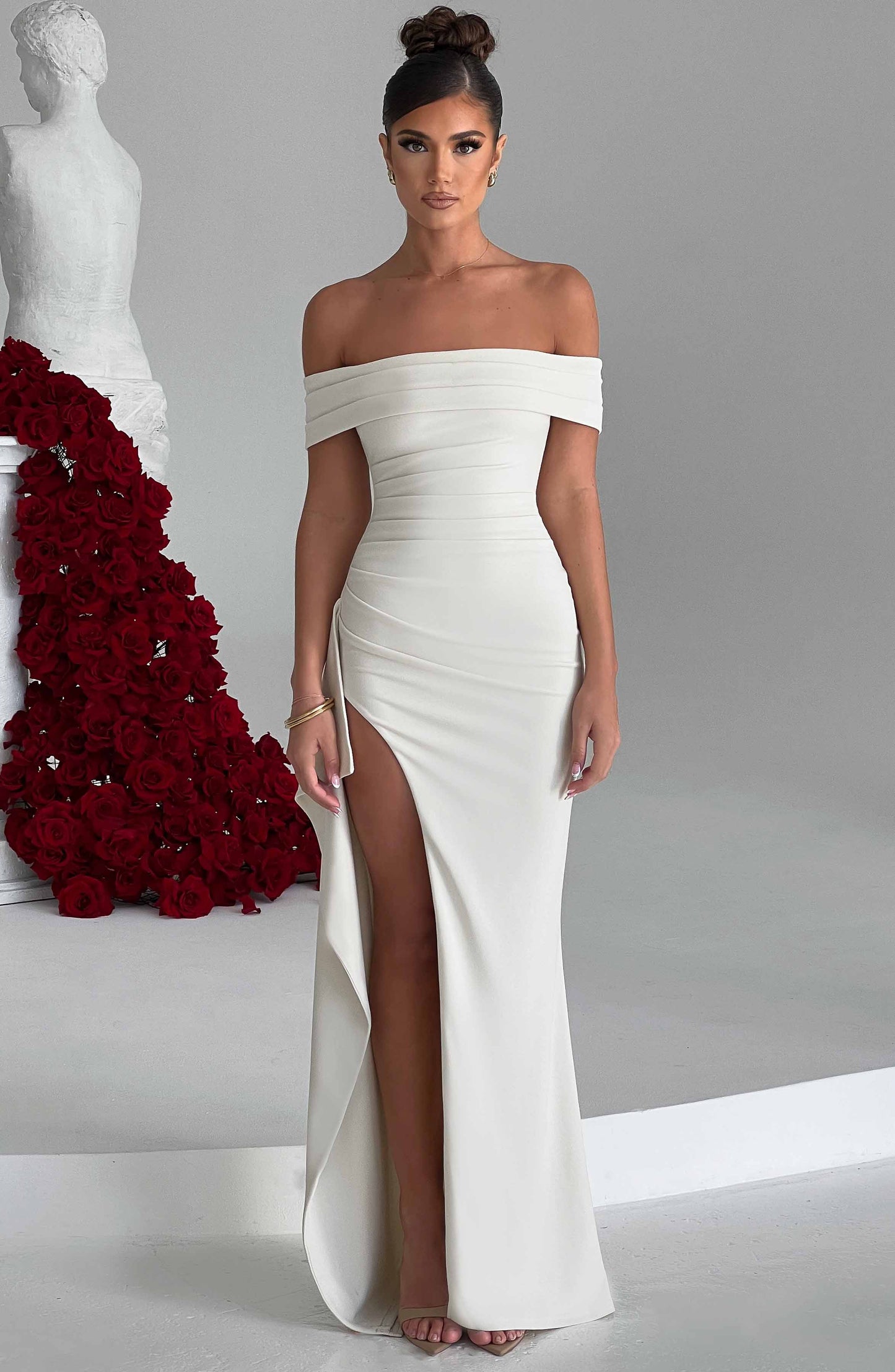 Abito Maxi Joyce - Colore Avorio