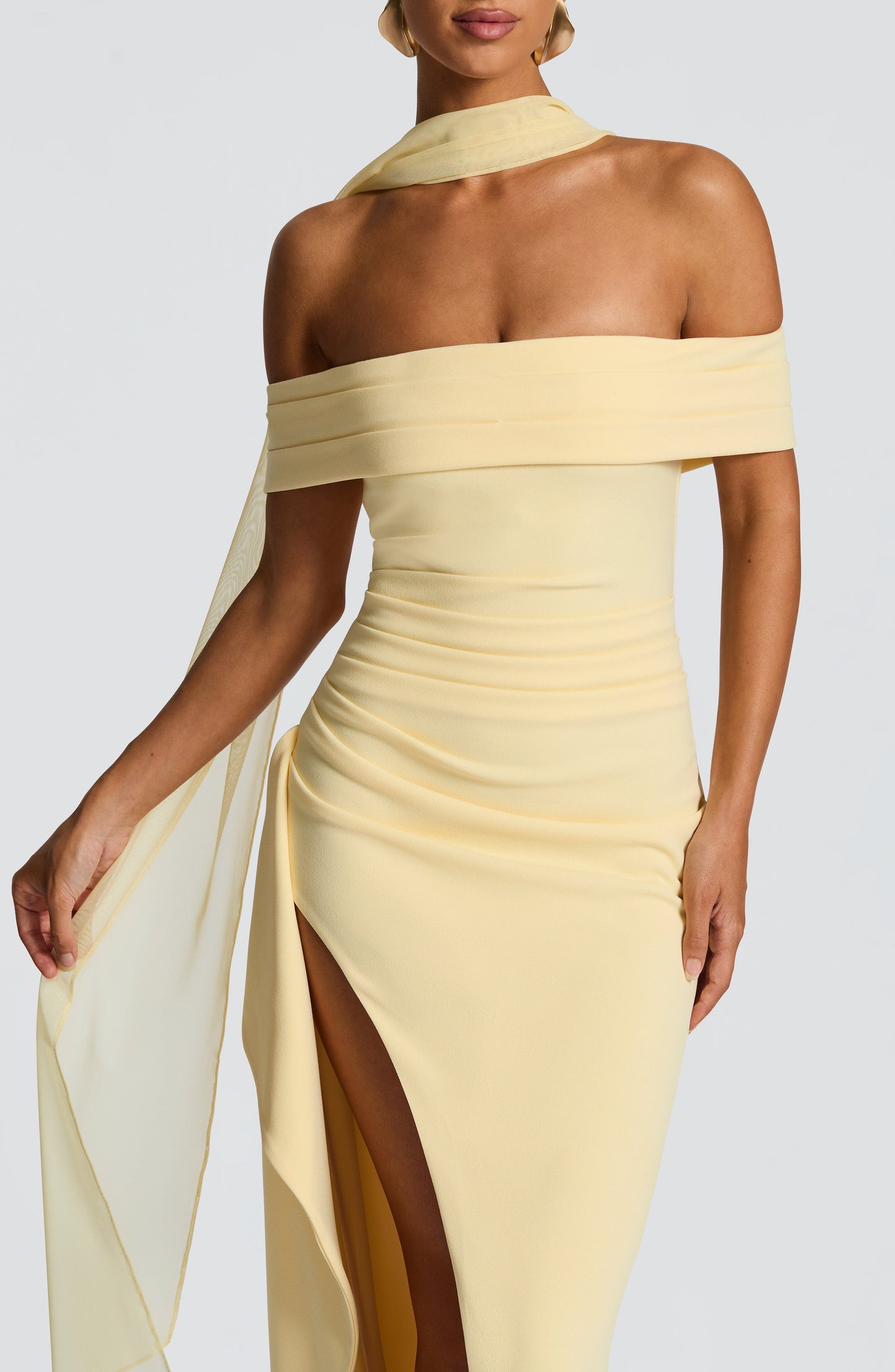 Abito Maxi Giallo Donna