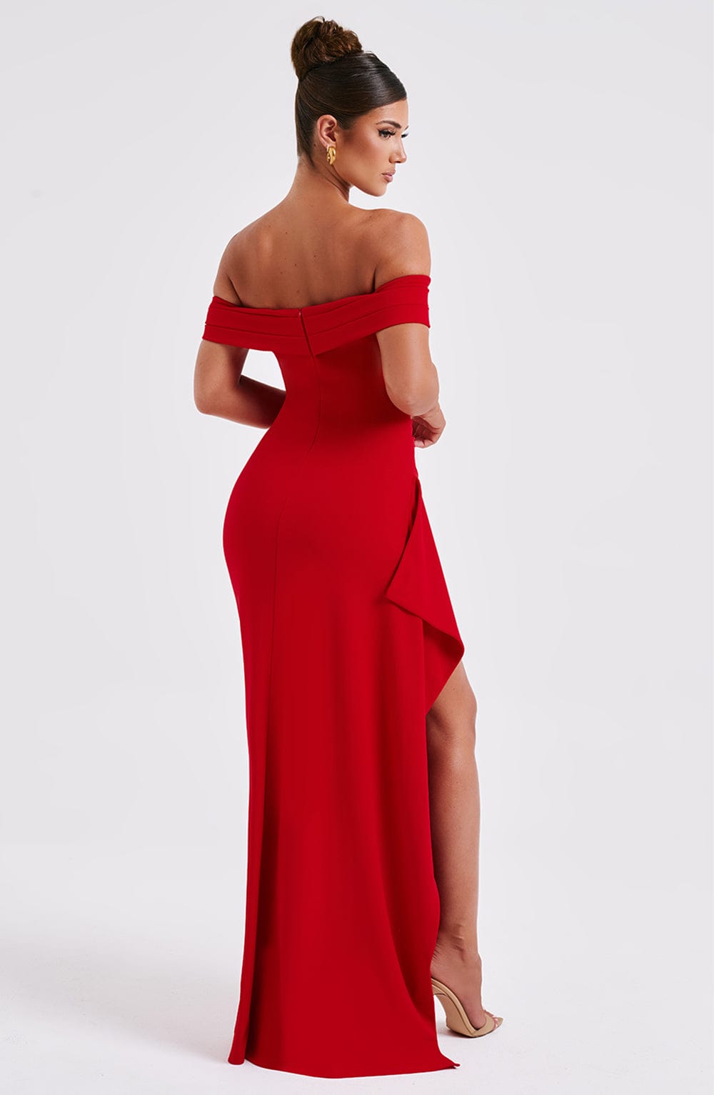 Abito Maxi Rosso Donna