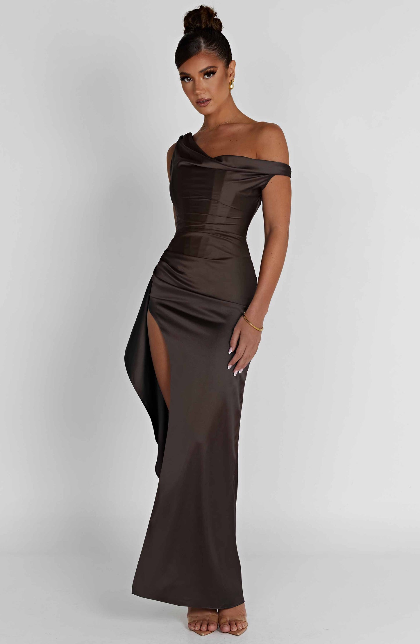 Abito Maxi Juliene Charcoal