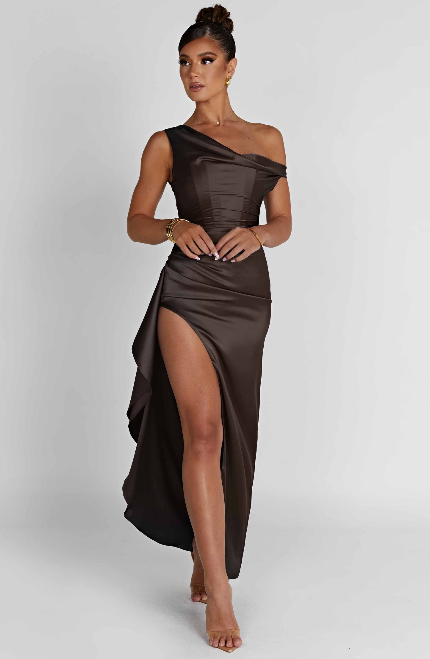 Abito Maxi Juliene Charcoal