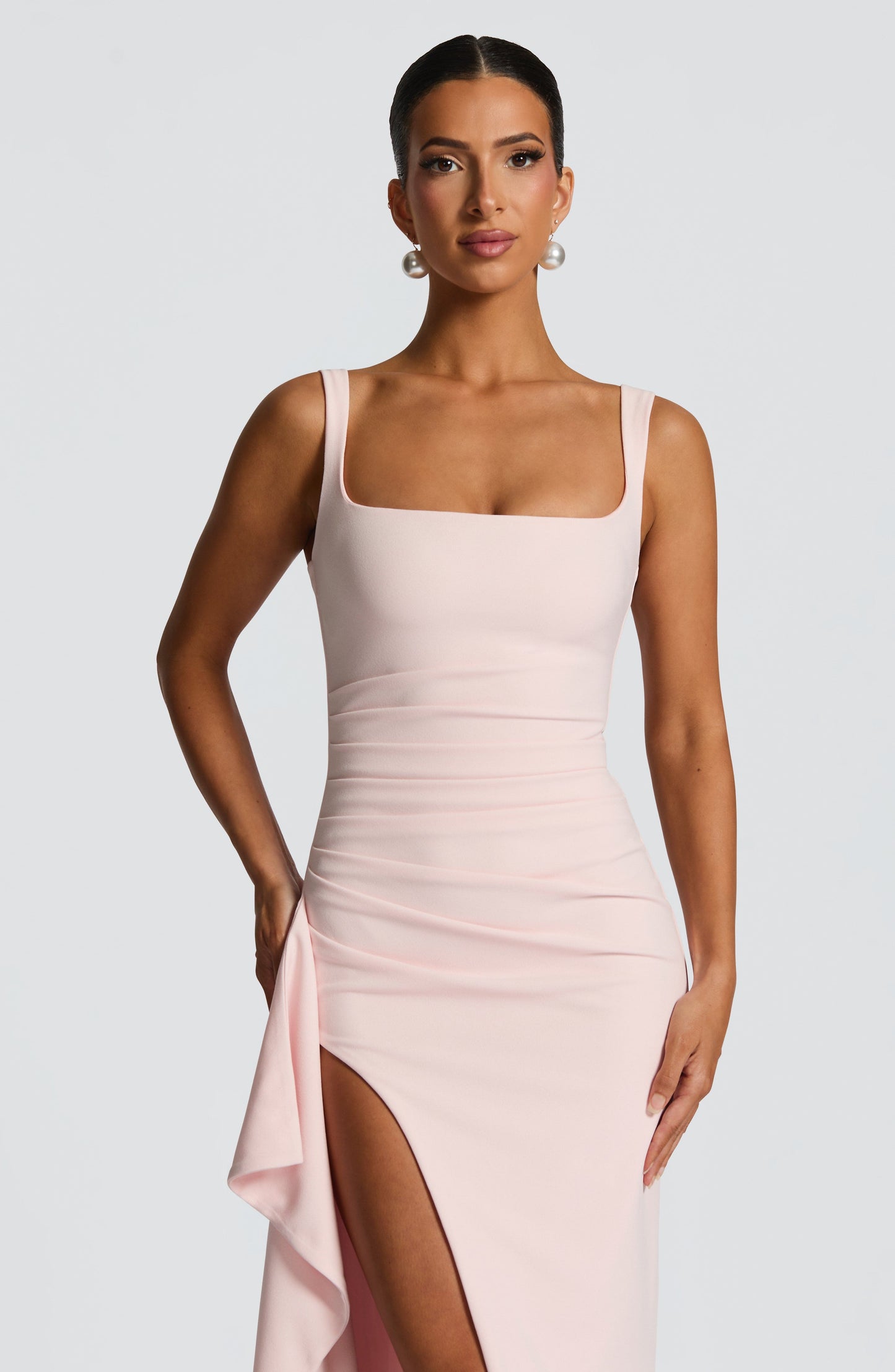 Abito Maxi Katana Rosa