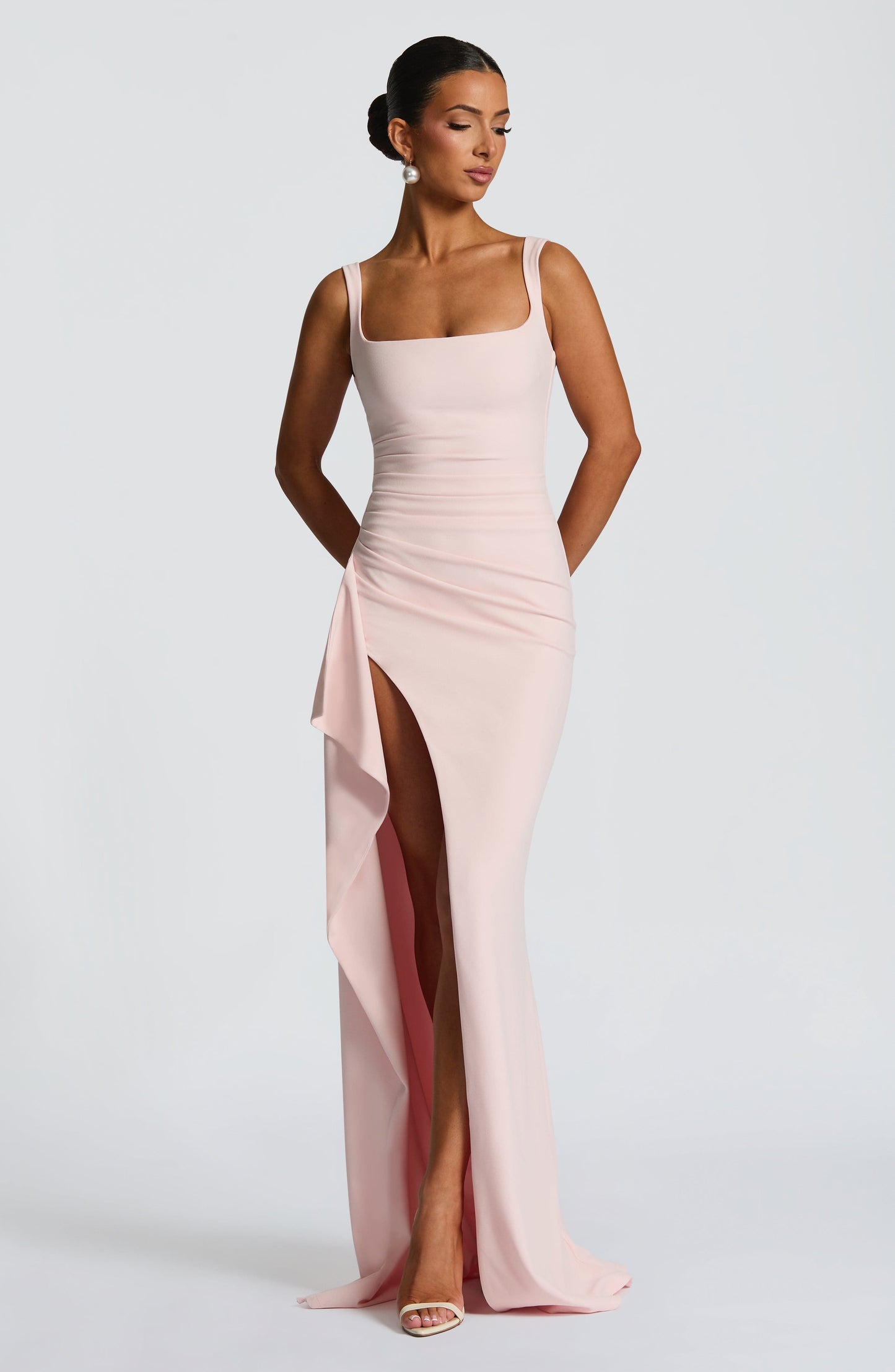 Abito Maxi Katana Rosa