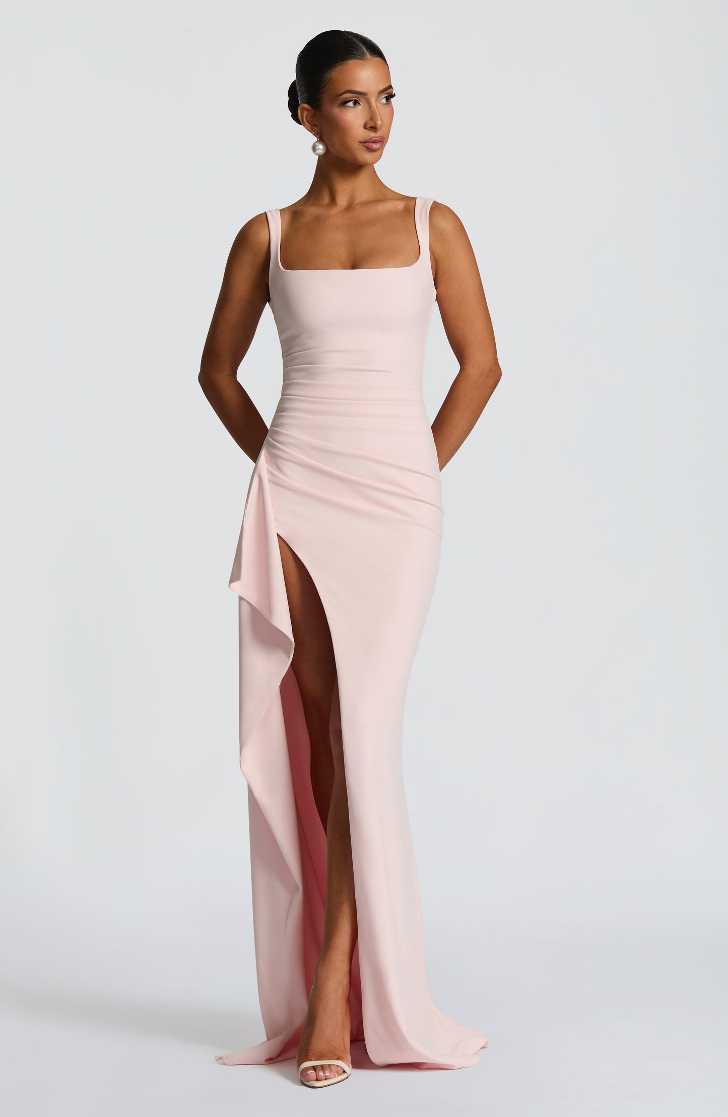 Abito Maxi Katana Rosa