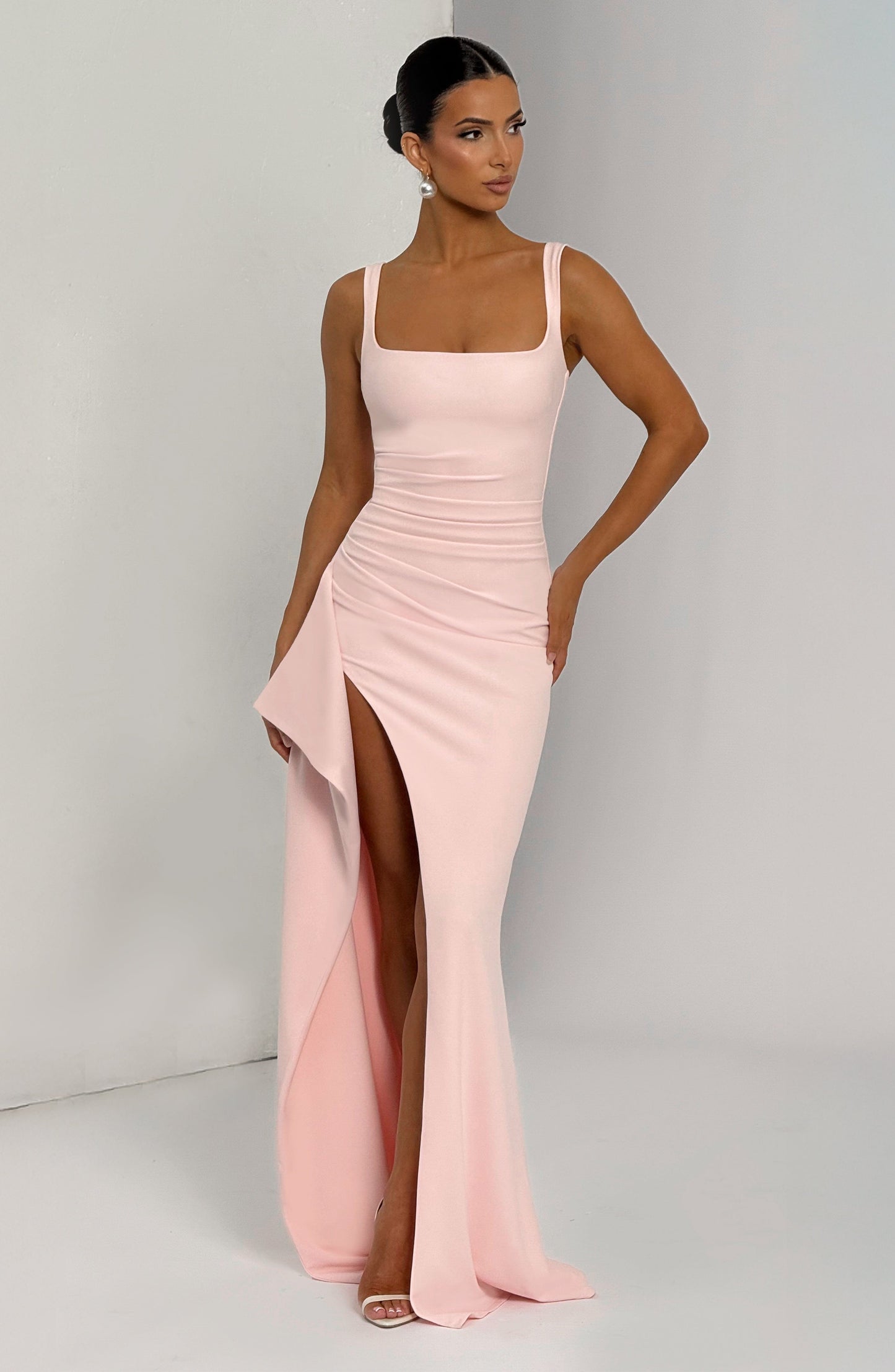 Abito Maxi Katana Rosa