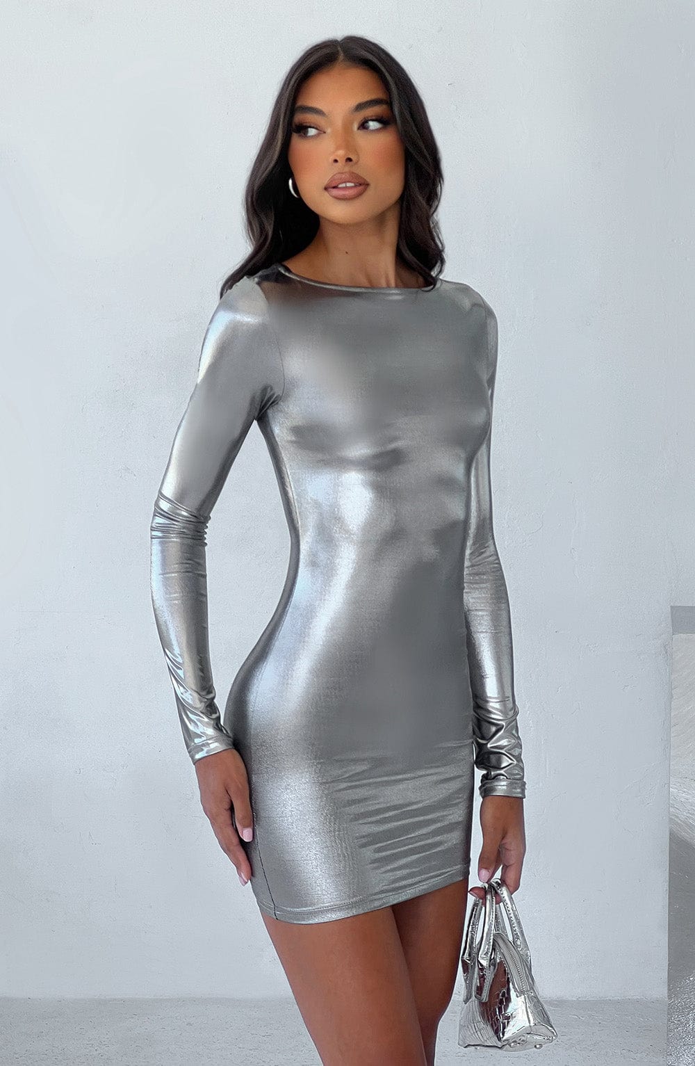 Abito Mini in Gunmetal