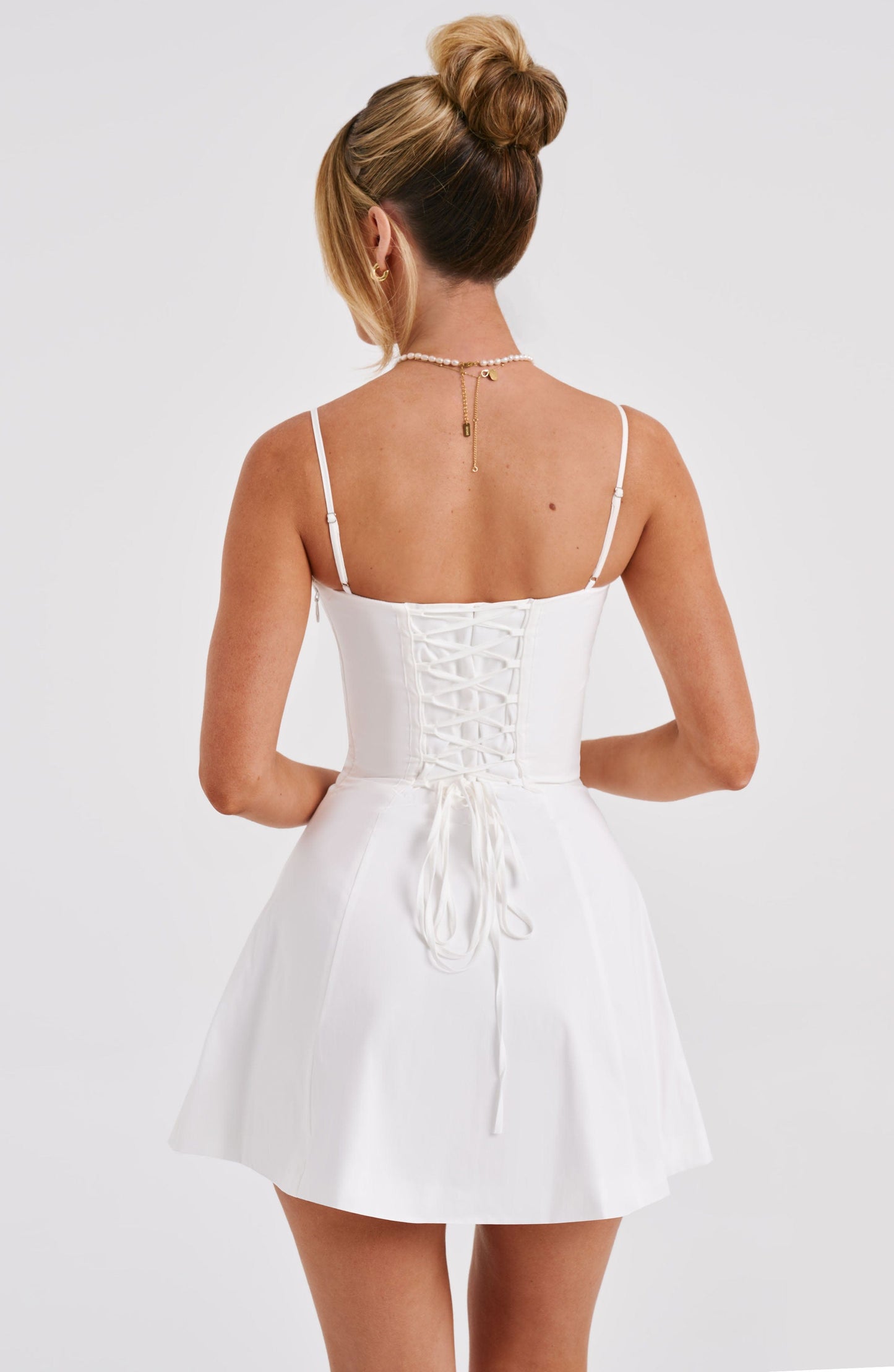 Abito Lacey Mini Avorio