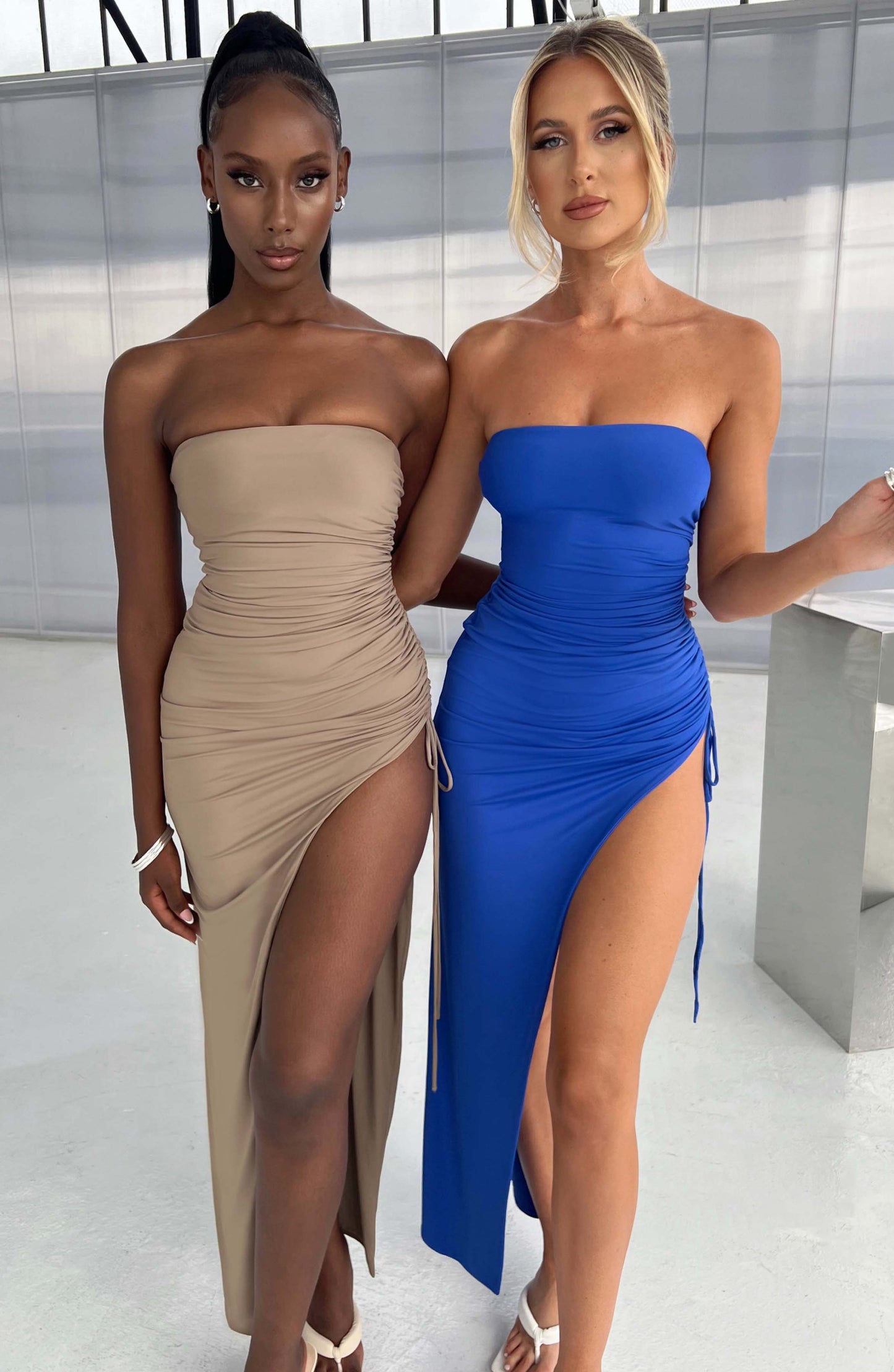 Abito Maxi Mocha Lavina