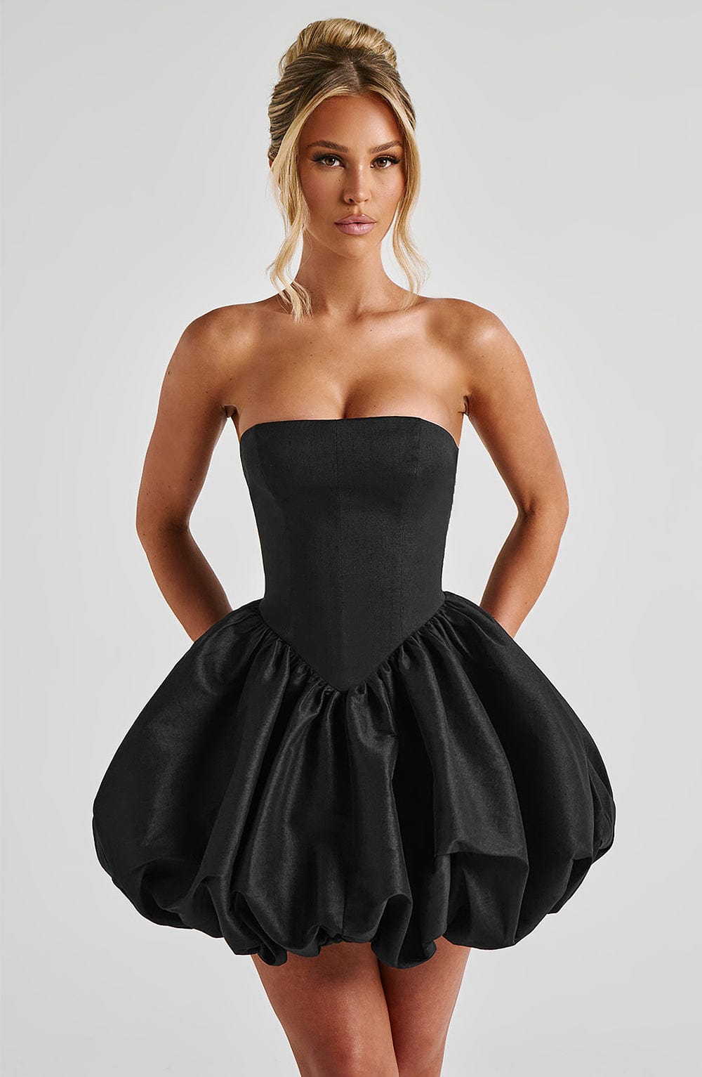Abito Mini Lotus Nero