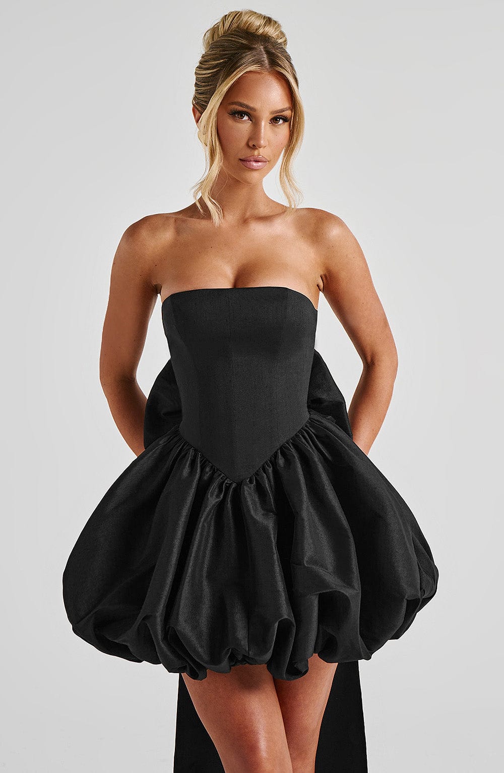 Abito Mini Lotus Nero