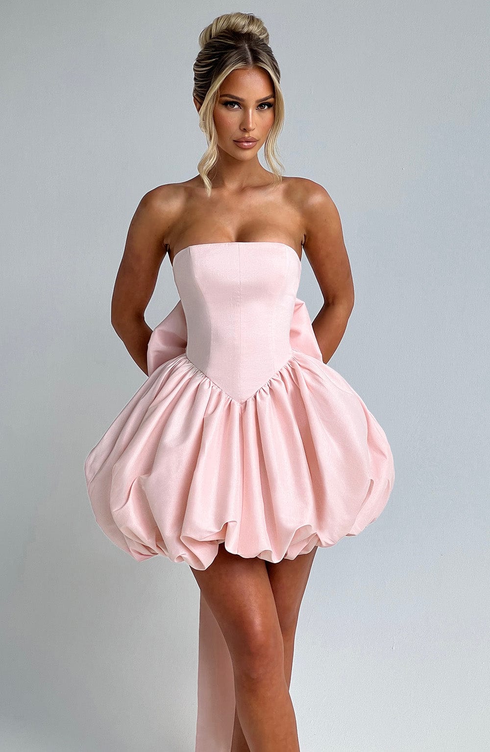 Abito Mini Lotus Rosa
