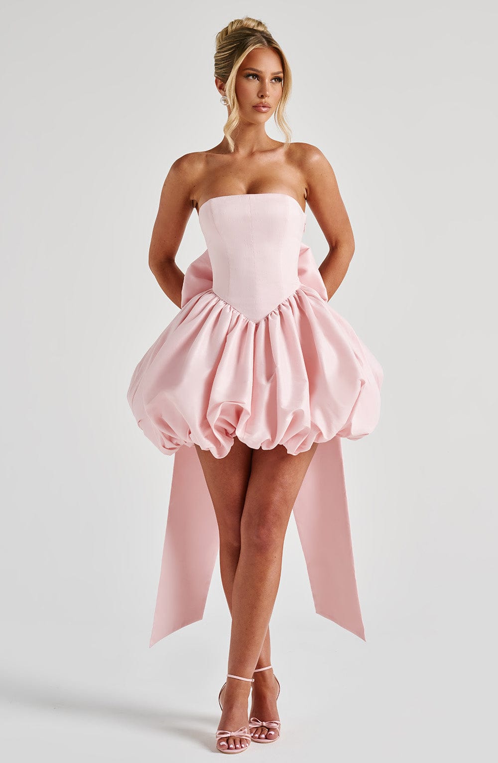 Abito Mini Lotus Rosa