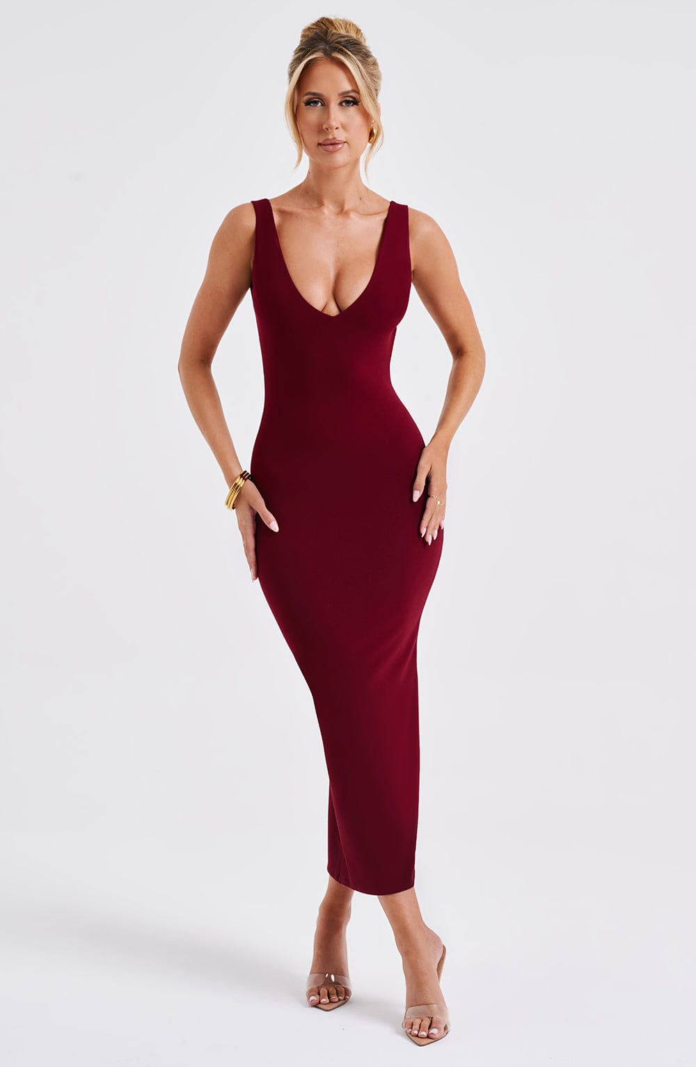Abito Lucinda Midi Rosso