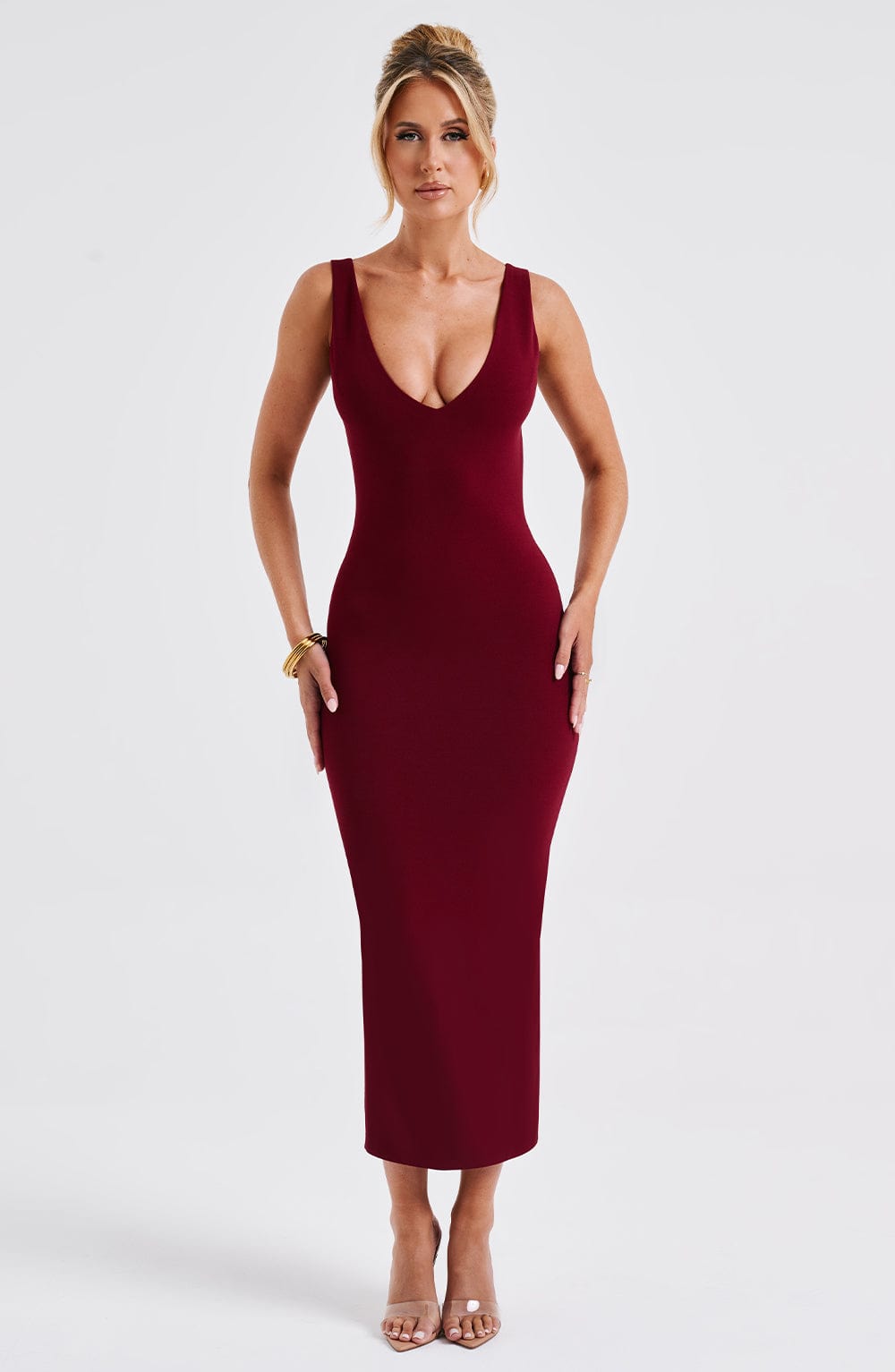 Abito Lucinda Midi Rosso