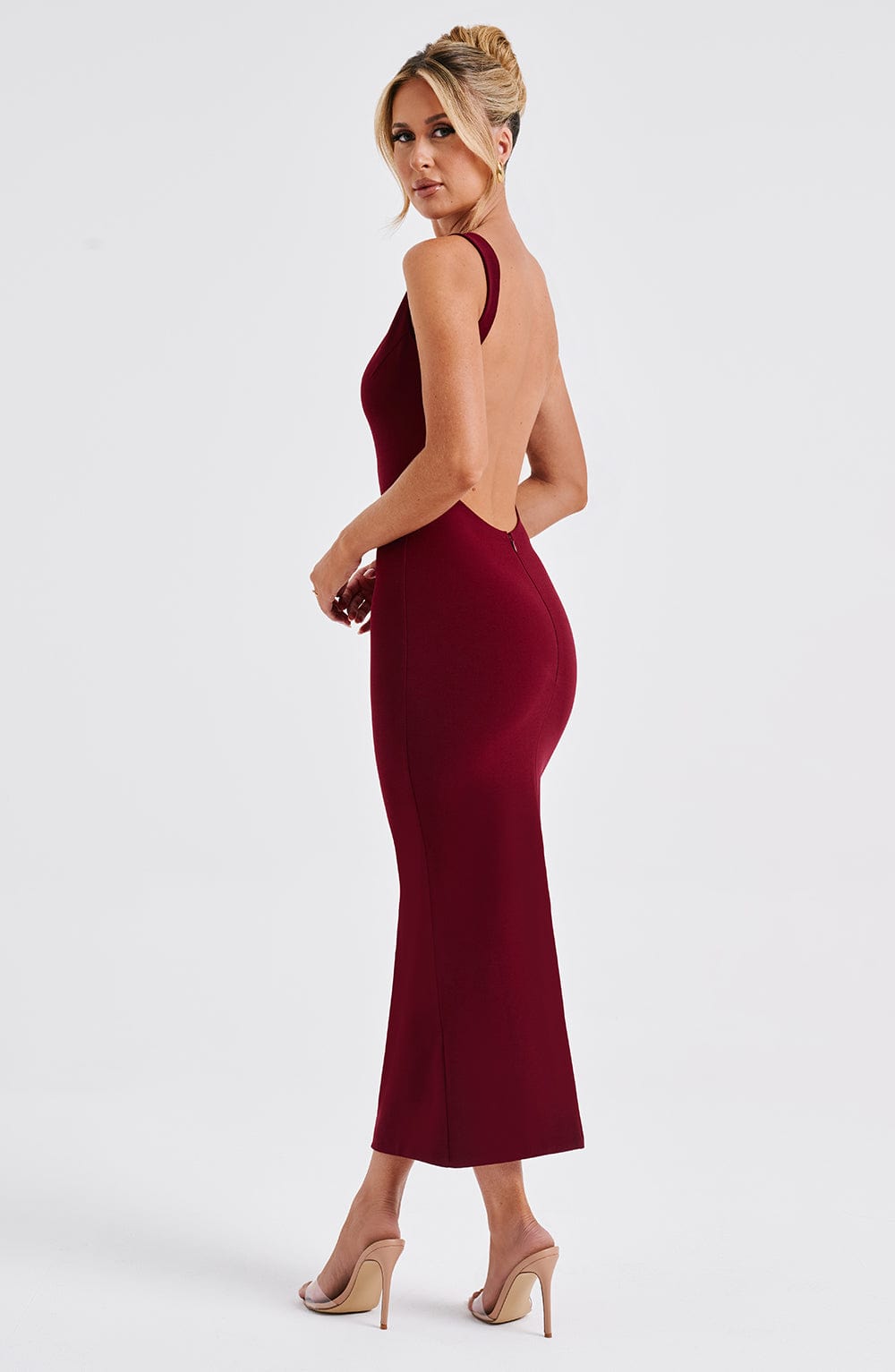 Abito Lucinda Midi Rosso