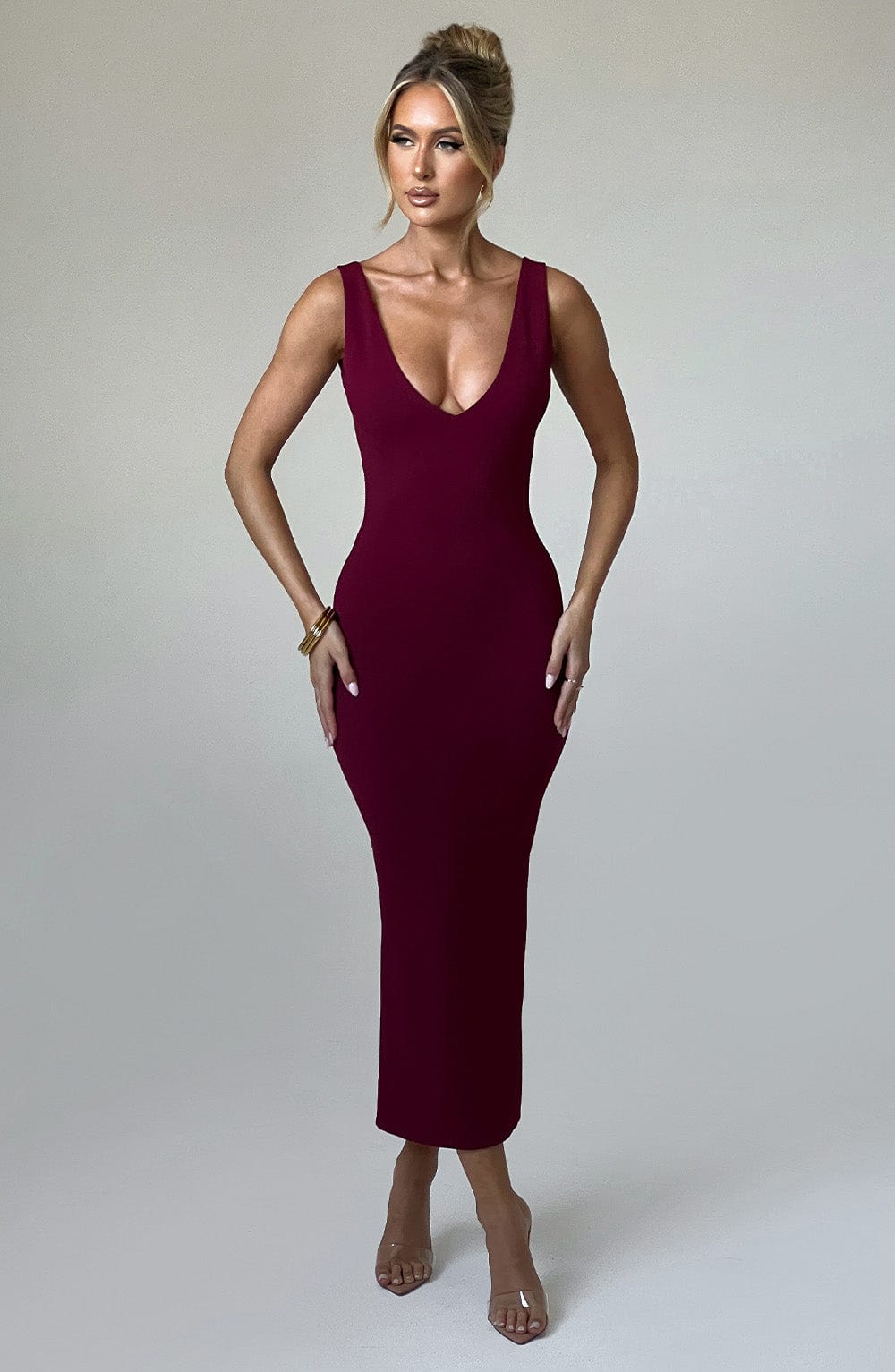 Abito Lucinda Midi Rosso