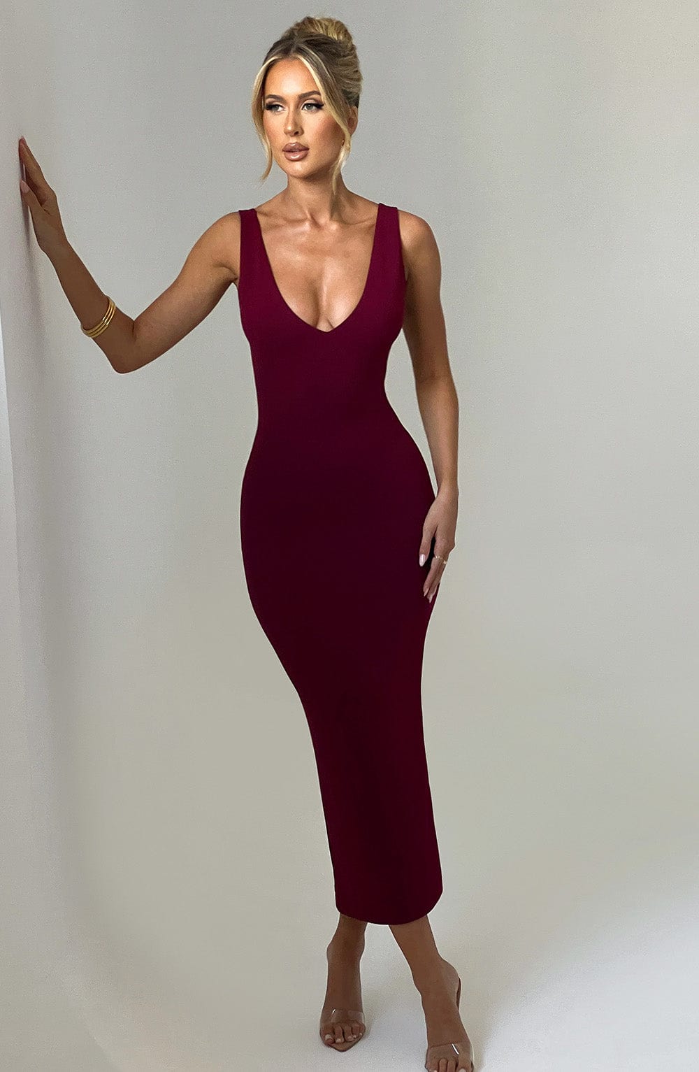 Abito Lucinda Midi Rosso