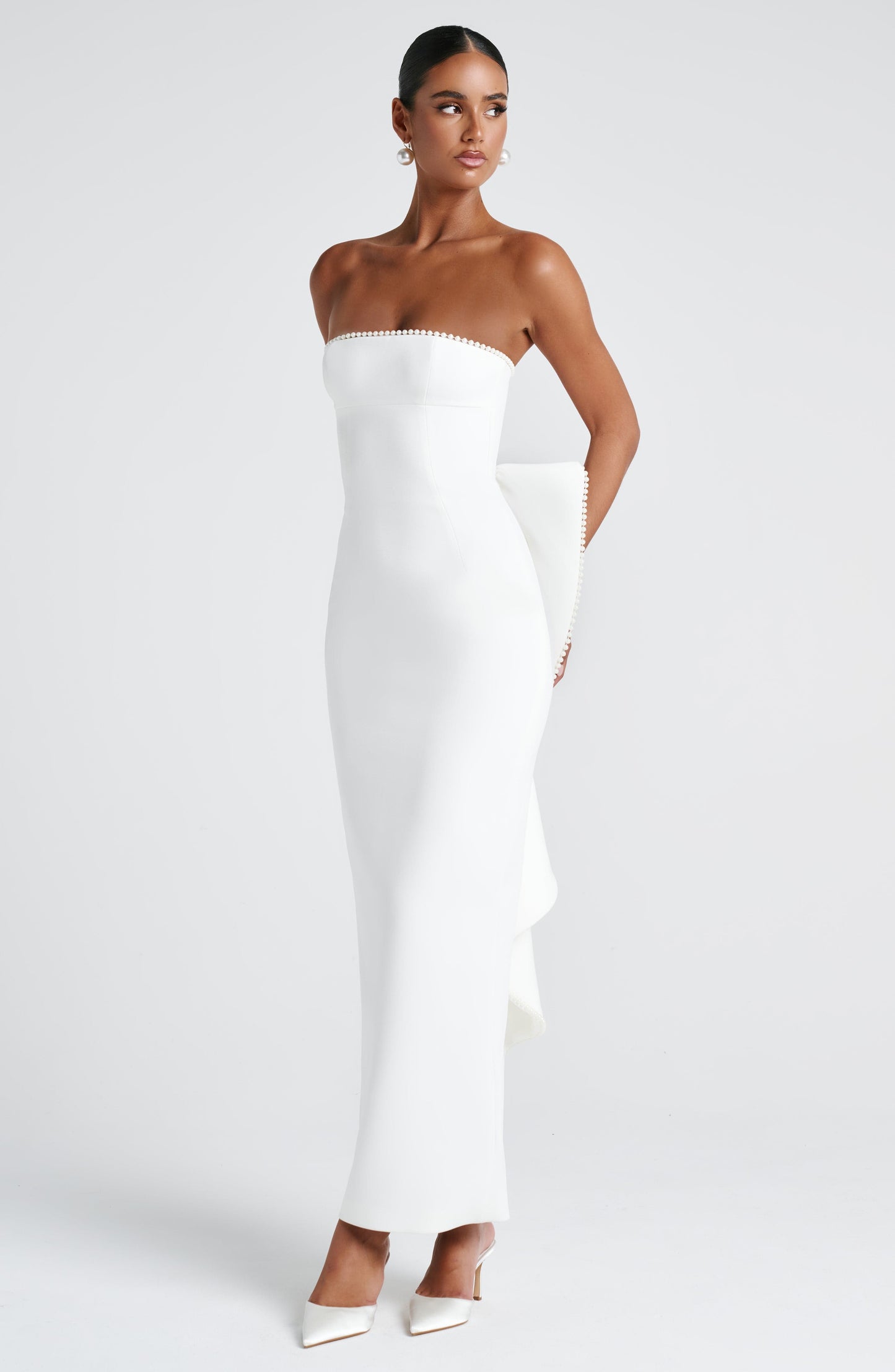 Abito Maxi Magnolia - Avorio